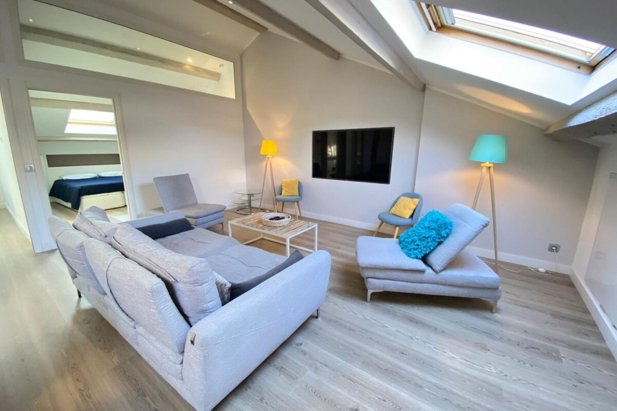 Modern & Bright 4-Room Apartment In Cannes Banane Exterior photo